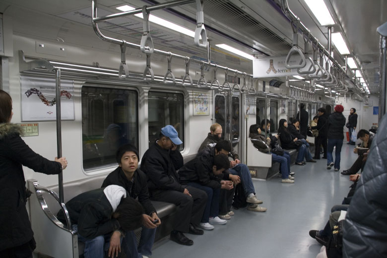 （海外の風景）ソウルの地下鉄