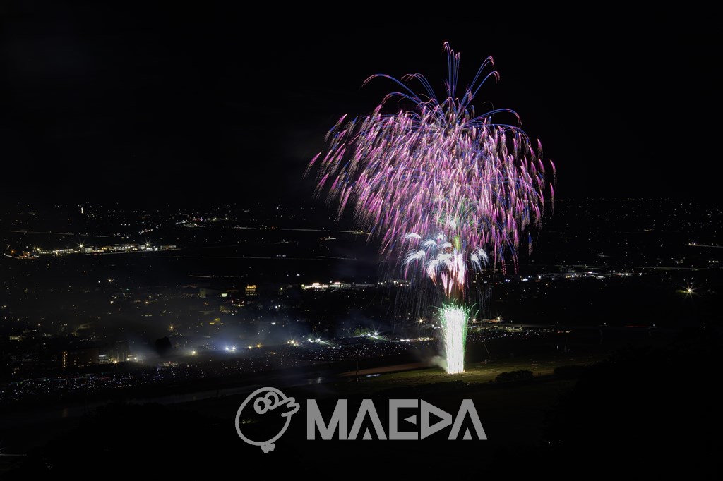 5雨のなか咲き誇る紫陽花-大曲の花火 第97回全国花火競技大会