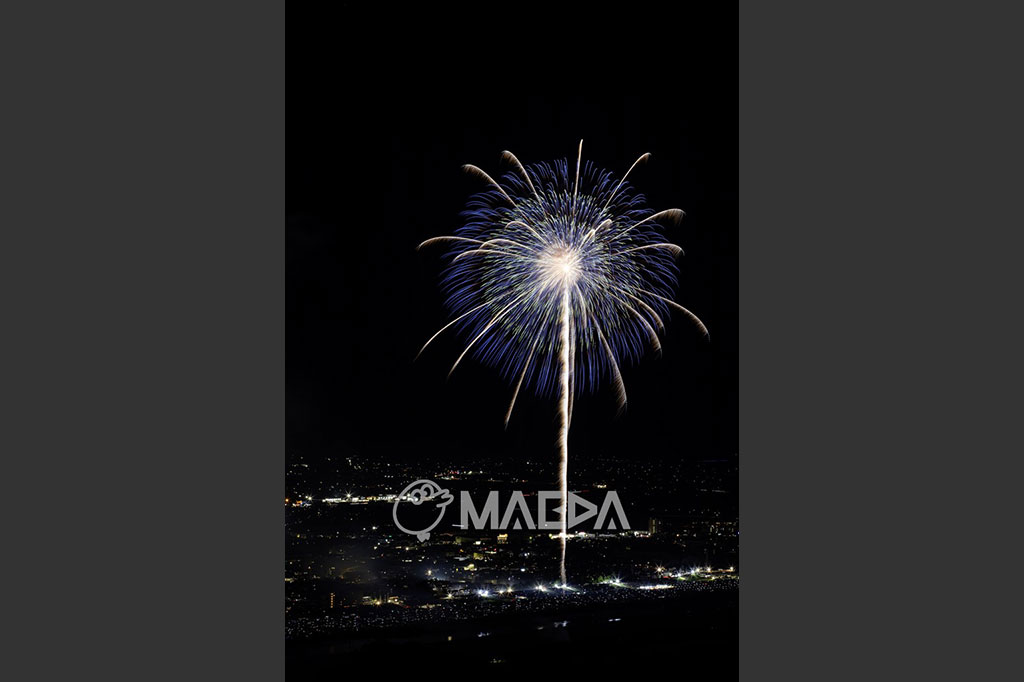 11青色の結晶-大曲の花火 第97回全国花火競技大会